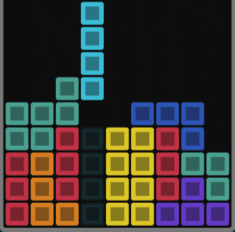 Line clearing in block puzzle games